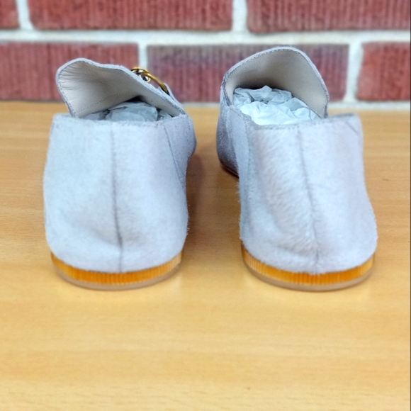 NWT DONNA KARAN New York 'Debz' Drum-Dyed Brazilian Cow Fur Convertible Loafers - Picture 10 of 14